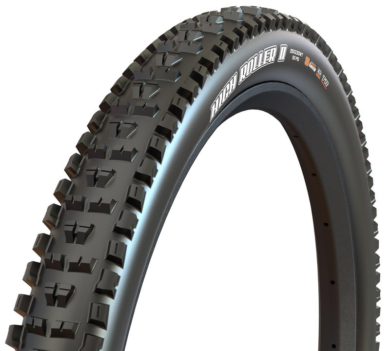 Maxxis ماكسيز هاي رولر 2-26"، 27.5"، 29" - DH، DD، EXO - تصنيف E25، بدون أنابيب | خيار متعدد الاستخدامات عندما تكون الظروف ناعمة أو فضفاضة، هاي رولر 2، 27.5x2.8 - EXO - Image 1